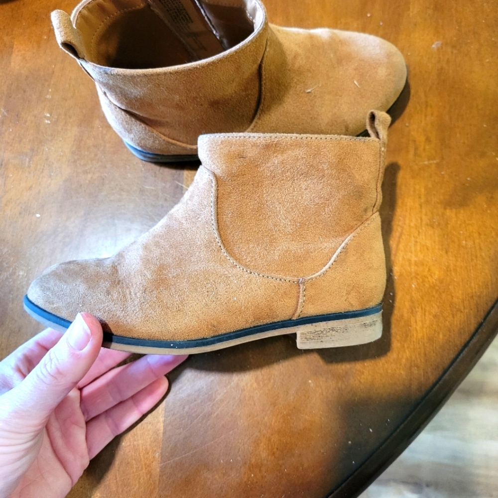 Cat n Jack Toddler Girls Brown Ankle Boots Size 9